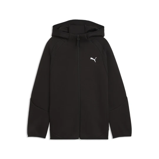 Zdjęcie produktu PUMA Młodzieżowa bluza Evostripe z kapturem zapinana na suwak, Akcesoria, Czarny