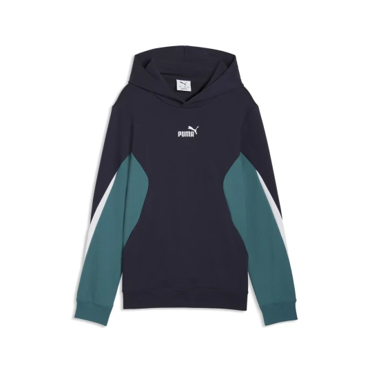 Zdjęcie produktu PUMA MÅ‚odzieÅ¼owa bluza z kapturem Essentials Block, Akcesoria, Niebieski