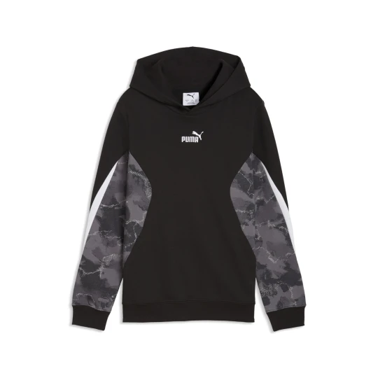 Zdjęcie produktu PUMA Młodzieżowa bluza z kapturem Essentials Camo, Akcesoria, Czarny