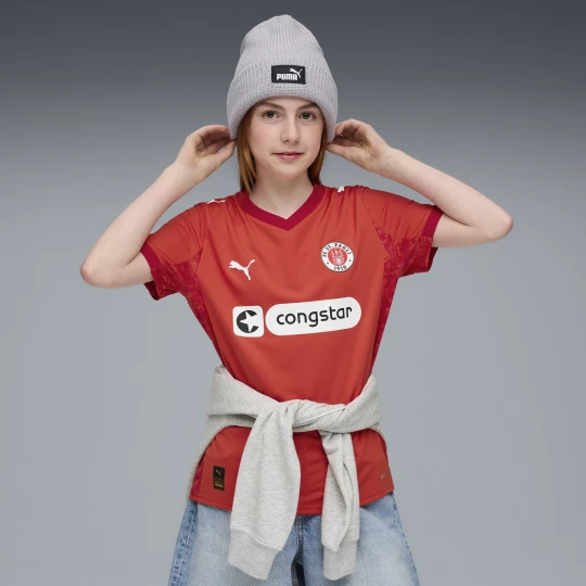 Zdjęcie produktu PUMA Młodzieżowa czwarta koszulka FC St. Pauli 25 / 26, Odzież, Czerwony