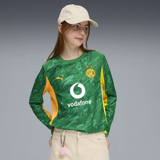 Zdjęcie produktu PUMA Młodzieżowa koszulka bramkarska z długim rękawem Borussia Dortmund 25 / 26, Odzież, Zielony