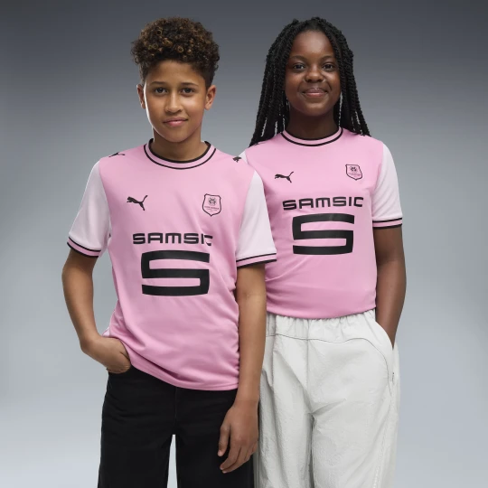 Zdjęcie produktu PUMA Młodzieżowa koszulka dodatkowa Stade Rennais, Odzież, Różowy