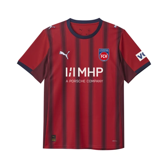 Zdjęcie produktu PUMA Młodzieżowa koszulka domowa FC Heidenheim 25 / 26, Odzież, Czerwony