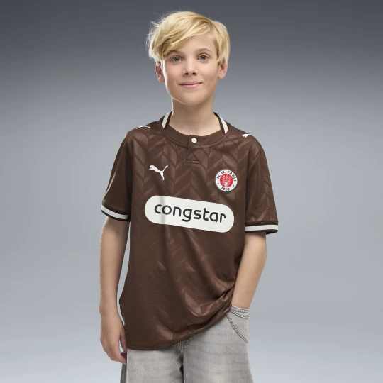 Zdjęcie produktu PUMA Młodzieżowa koszulka domowa FC St. Pauli 26 / 27, Akcesoria, Brązowy