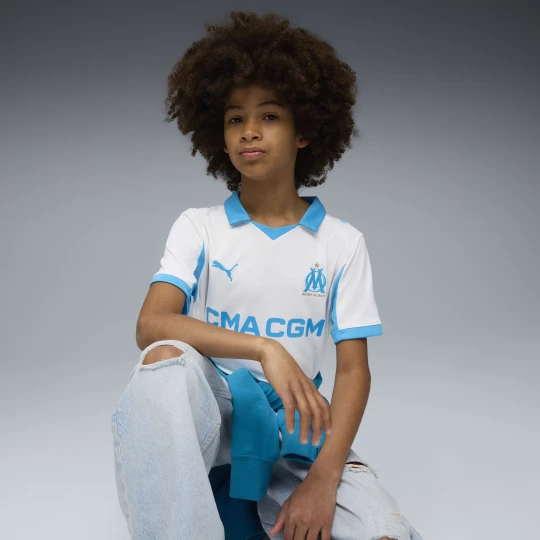 Zdjęcie produktu PUMA Młodzieżowa koszulka domowa Olympique Marsylia 25 / 26, Odzież, Biały