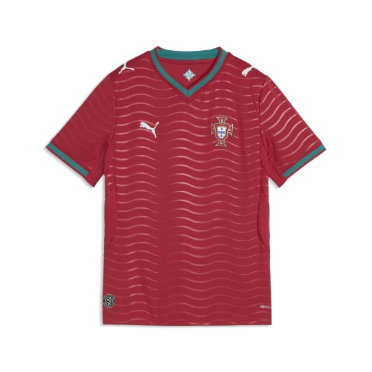 Zdjęcie produktu PUMA Młodzieżowa koszulka domowa reprezentacji Portugalii 2026, Akcesoria, Czerwony
