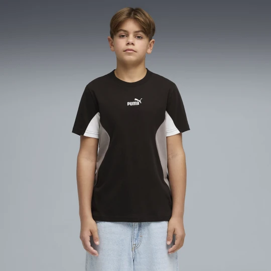 Zdjęcie produktu PUMA Młodzieżowa koszulka Essentials Block, Odzież, Czarny