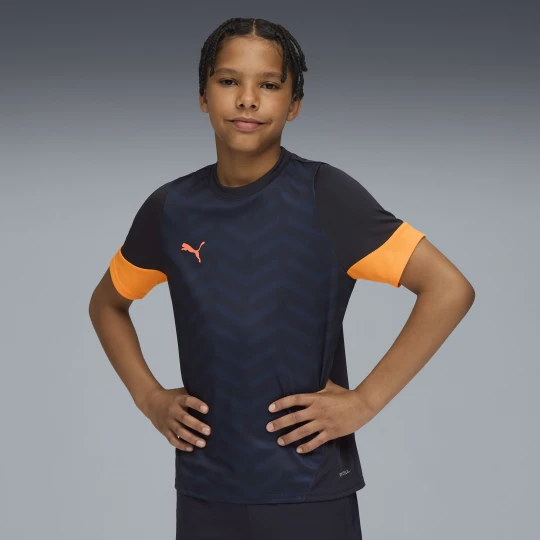 Zdjęcie produktu PUMA MÅ‚odzieÅ¼owa koszulka piÅ‚karska individualCUP, OdzieÅ¼, Niebieski