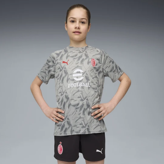 Zdjęcie produktu PUMA Młodzieżowa koszulka przedmeczowa AC Milan, Odzież, Szary