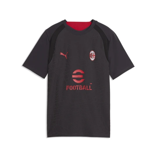 Zdjęcie produktu PUMA MÅ‚odzieÅ¼owa koszulka treningowa AC Milan o dopasowanym kroju, Akcesoria, Szary