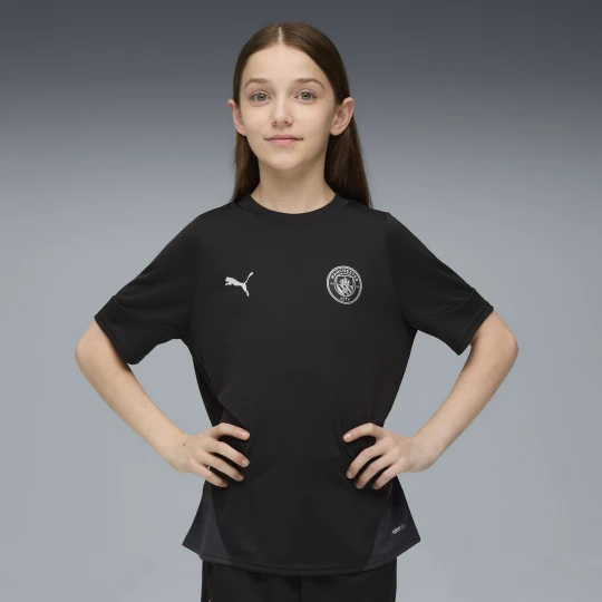 Zdjęcie produktu PUMA Młodzieżowa koszulka treningowa Manchester City, Odzież, Czarny