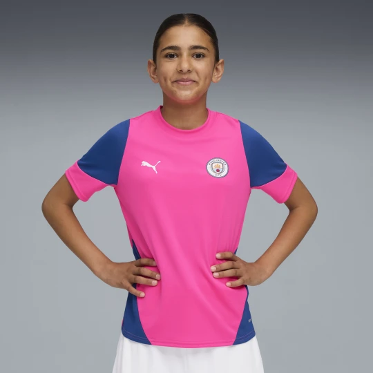 Zdjęcie produktu PUMA Młodzieżowa koszulka treningowa Manchester City, Odzież, Różowy