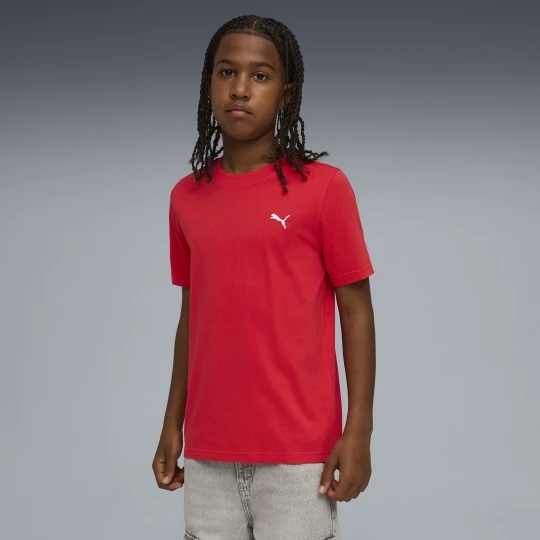 Zdjęcie produktu PUMA MÅ‚odzieÅ¼owa koszulka WARDROBE ESS, OdzieÅ¼, Czerwony