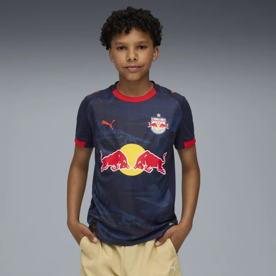 Zdjęcie produktu PUMA Młodzieżowa koszulka wyjazdowa FC Czerwony Bull Salzburg 25 / 26, Odzież, Niebieski