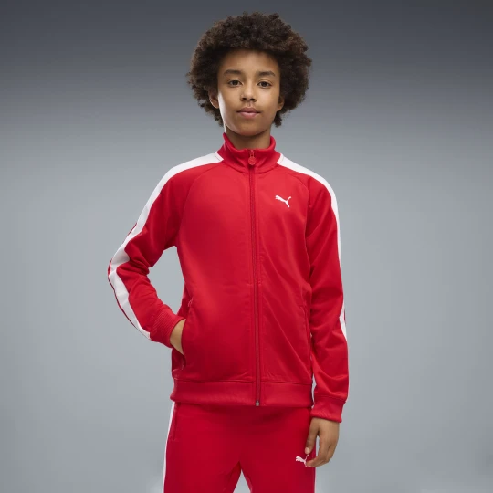 Zdjęcie produktu PUMA Młodzieżowa kurtka dresowa T7 ALWAYS ON, Odzież, Czerwony