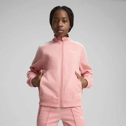 Zdjęcie produktu PUMA Młodzieżowa kurtka dresowa T7 ALWAYS ON, Odzież, Różowy