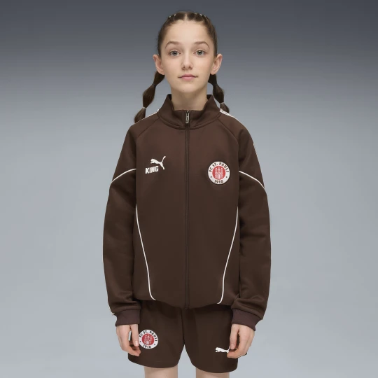 Zdjęcie produktu PUMA Młodzieżowa kurtka FC St. Pauli KING Anthem, Odzież, Brązowy