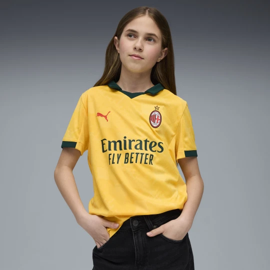 Zdjęcie produktu PUMA Młodzieżowa trzecia koszulka AC Milan 25 / 26, Odzież, Żółty
