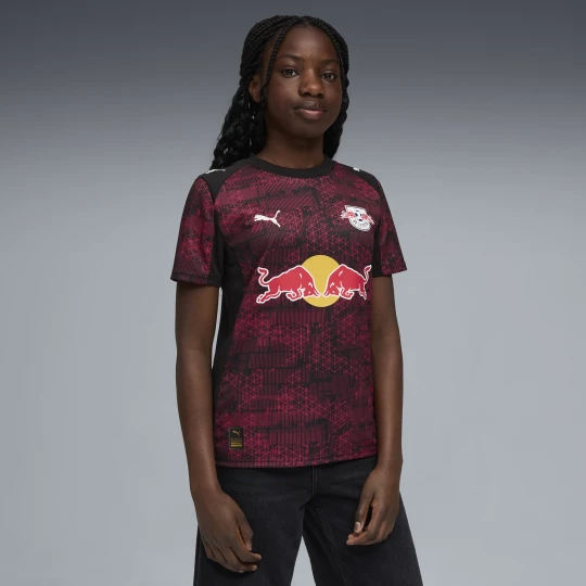 Zdjęcie produktu PUMA MÅ‚odzieÅ¼owa trzecia koszulka RB Leipzig 25 / 26, OdzieÅ¼, Czarny