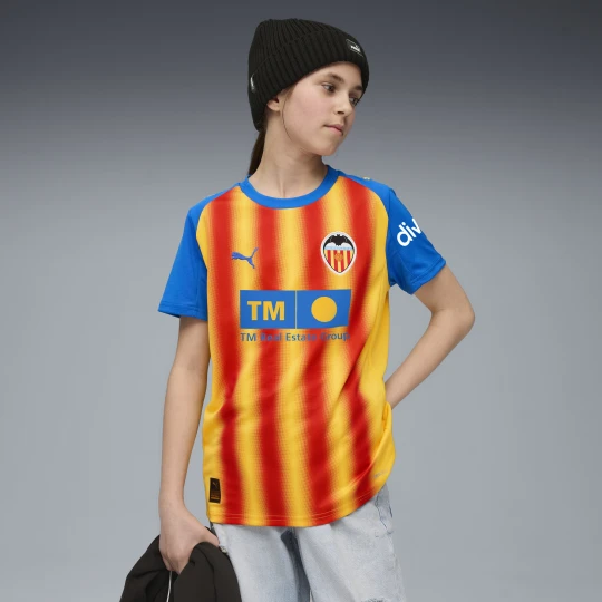 Zdjęcie produktu PUMA Młodzieżowa trzecia koszulka Valencia CF 25 / 26, Odzież, Żółty
