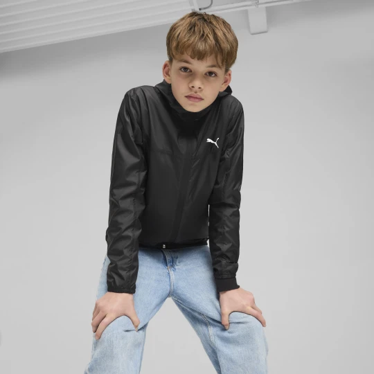Zdjęcie produktu PUMA Młodzieżowa wiatrówka Essentials o standardowym kroju, Odzież, Czarny