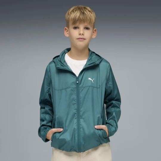 Zdjęcie produktu PUMA Młodzieżowa wiatrówka Essentials o standardowym kroju, Odzież, Zielony