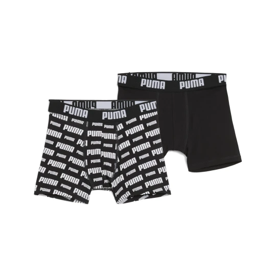 Zdjęcie produktu PUMA Młodzieżowe bokserki Everyday z logo (2 pary), Odzież, Czarny