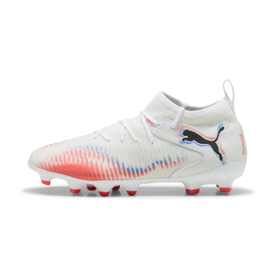 Zdjęcie produktu PUMA MÅ‚odzieÅ¼owe buty piÅ‚karskie FUTURE 8 MATCH FG/AG, Buty, BiaÅ‚y