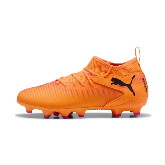 Zdjęcie produktu PUMA Młodzieżowe buty piłkarskie FUTURE 8 MATCH FG / AG, Buty, Pomarańczowy