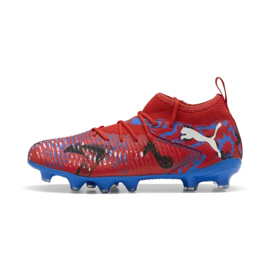 Zdjęcie produktu PUMA MÅ‚odzieÅ¼owe buty piÅ‚karskie FUTURE 8 MATCH PLAYMAKERS FG/AG, Buty, Czerwony
