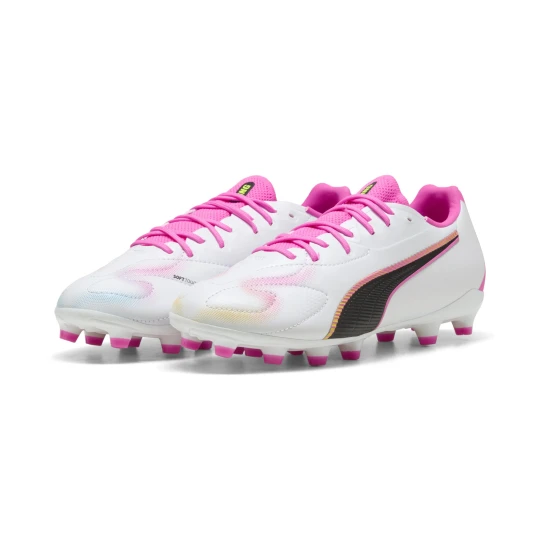 Zdjęcie produktu PUMA Młodzieżowe buty piłkarskie KING 20 MATCH FG / AG, Buty, Biały