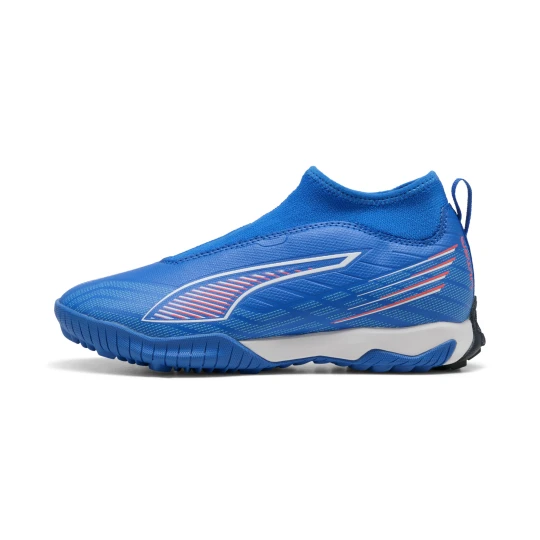 Zdjęcie produktu PUMA Młodzieżowe buty piłkarskie ULTRA 6 MATCH+ TT bez sznurowadeł, Buty, Niebieski beżowy