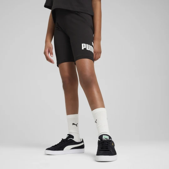 Zdjęcie produktu PUMA Młodzieżowe krótkie legginsy ESS z logo No. 1, Odzież, Czarny
