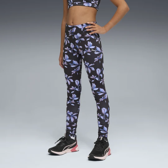 Zdjęcie produktu PUMA Młodzieżowe legginsy treningowe Essentials z nadrukiem, Odzież, Czarny