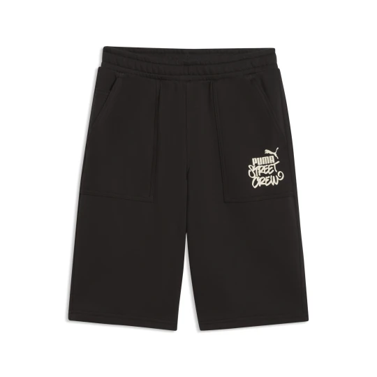 Zdjęcie produktu PUMA Młodzieżowe luźne szorty o wydłużonym kroju MID 90s, Akcesoria, Czarny
