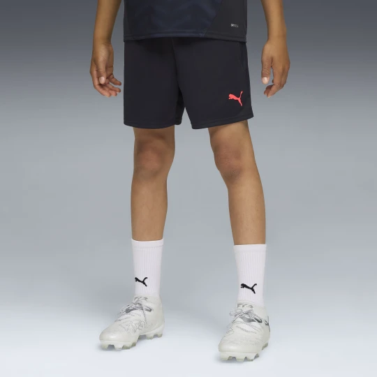 Zdjęcie produktu PUMA MÅ‚odzieÅ¼owe piÅ‚karskie szorty treningowe individualCUP, OdzieÅ¼, Niebieski