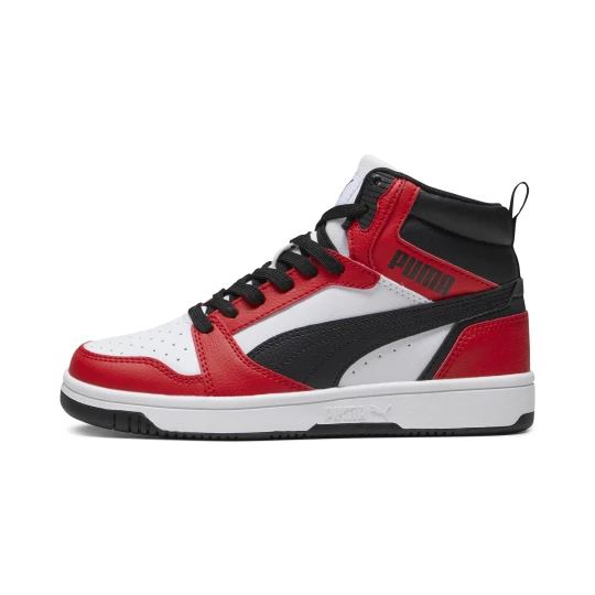Zdjęcie produktu PUMA MÅ‚odzieÅ¼owe sneakersy Rebound V6 Mid, Buty, BiaÅ‚y