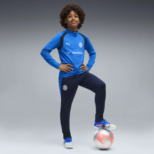 Zdjęcie produktu PUMA Młodzieżowe spodnie treningowe Olympique Marsylia, Odzież, Niebieski