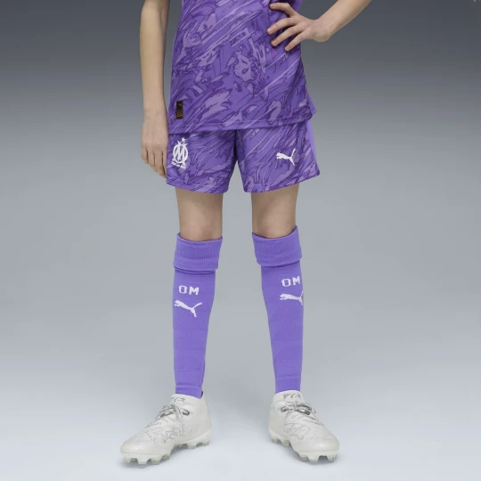 Zdjęcie produktu PUMA MÅ‚odzieÅ¼owe szorty bramkarskie Olympique Marsylia 25 / 26, OdzieÅ¼, Fioletowy
