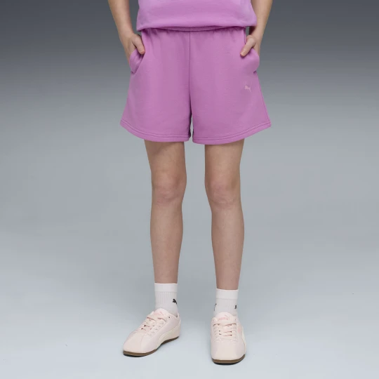 Zdjęcie produktu PUMA Młodzieżowe szorty Essentials z wysokim stanem, Odzież, Różowy