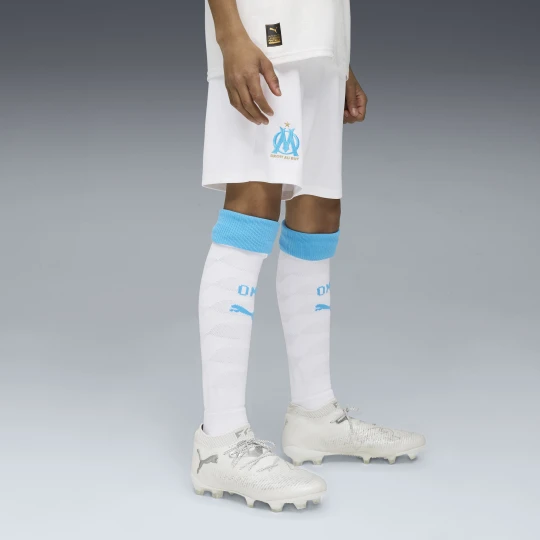 Zdjęcie produktu PUMA Młodzieżowe szorty Olympique Marsylia 25/26, Odzież, Biały