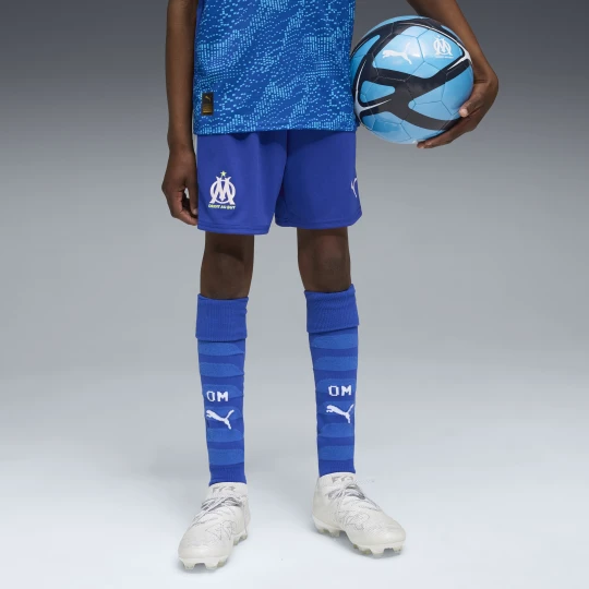 Zdjęcie produktu PUMA Młodzieżowe szorty Olympique Marsylia 25 / 26, Odzież, Niebieski