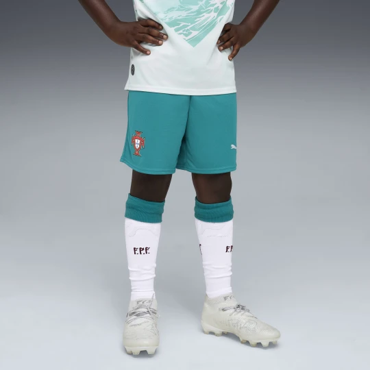 Zdjęcie produktu PUMA Młodzieżowe szorty reprezentacji Portugalii 2026, Odzież, Zielony