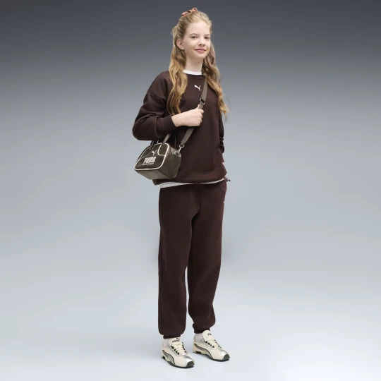 Zdjęcie produktu PUMA Młodzieżówy dres oversize Loungewear, Odzież, Brązowy