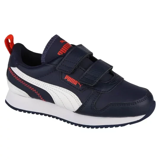 Zdjęcie produktu Puma R78 SL V PS 374429-03, Dla chłopca, Granatowe, buty sneakers, skóra syntetyczna, rozmiar: 32