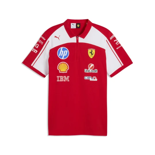 Zdjęcie produktu PUMA Replika koszulki polo unisex Scuderia Ferrari HP, Akcesoria, Czerwony