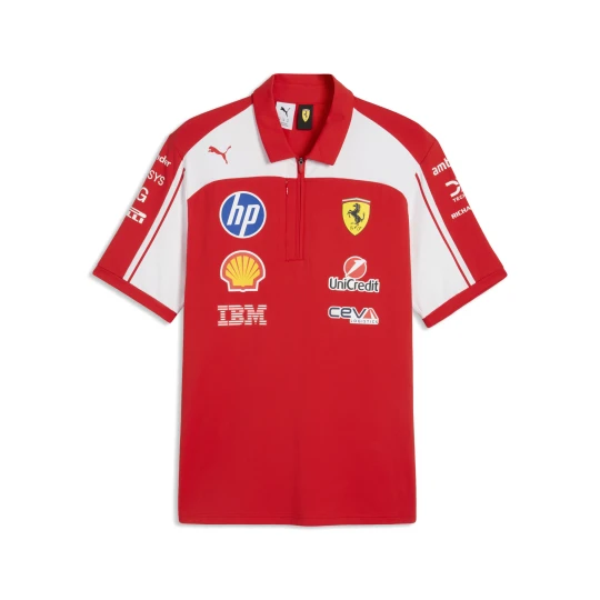 Zdjęcie produktu PUMA Replika koszulki polo unisex Scuderia Ferrari HP, Akcesoria, Czerwony