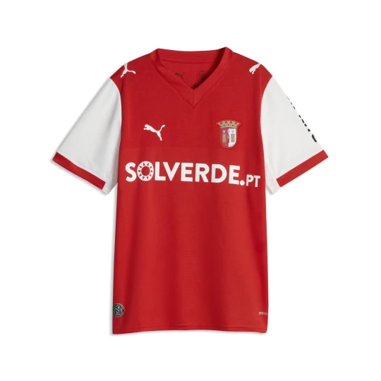 Zdjęcie produktu PUMA S.C. Młodzieżowa koszulka domowa Braga, Odzież, Czerwony