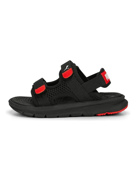 Zdjęcie produktu Puma Sandały "Evolve" w kolorze czarno-czerwonym rozmiar: 34, 5