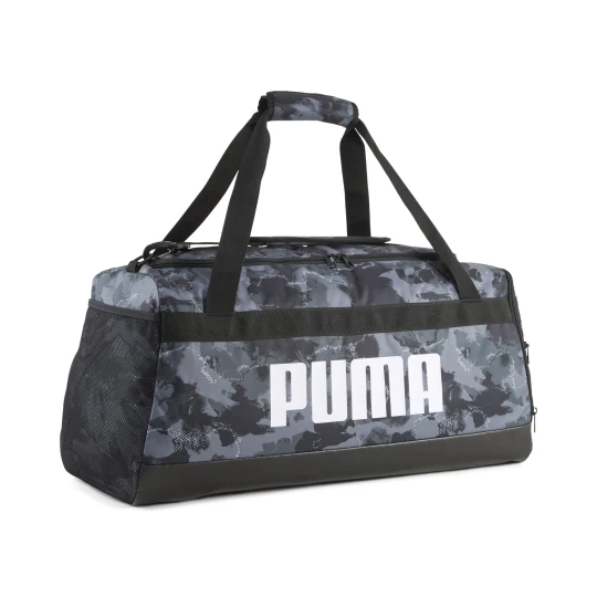 Zdjęcie produktu PUMA ŚCzerwonynia torba sportowa Challenger z nadrukiem na całej powierzchni 58 l, Akcesoria, Czarny